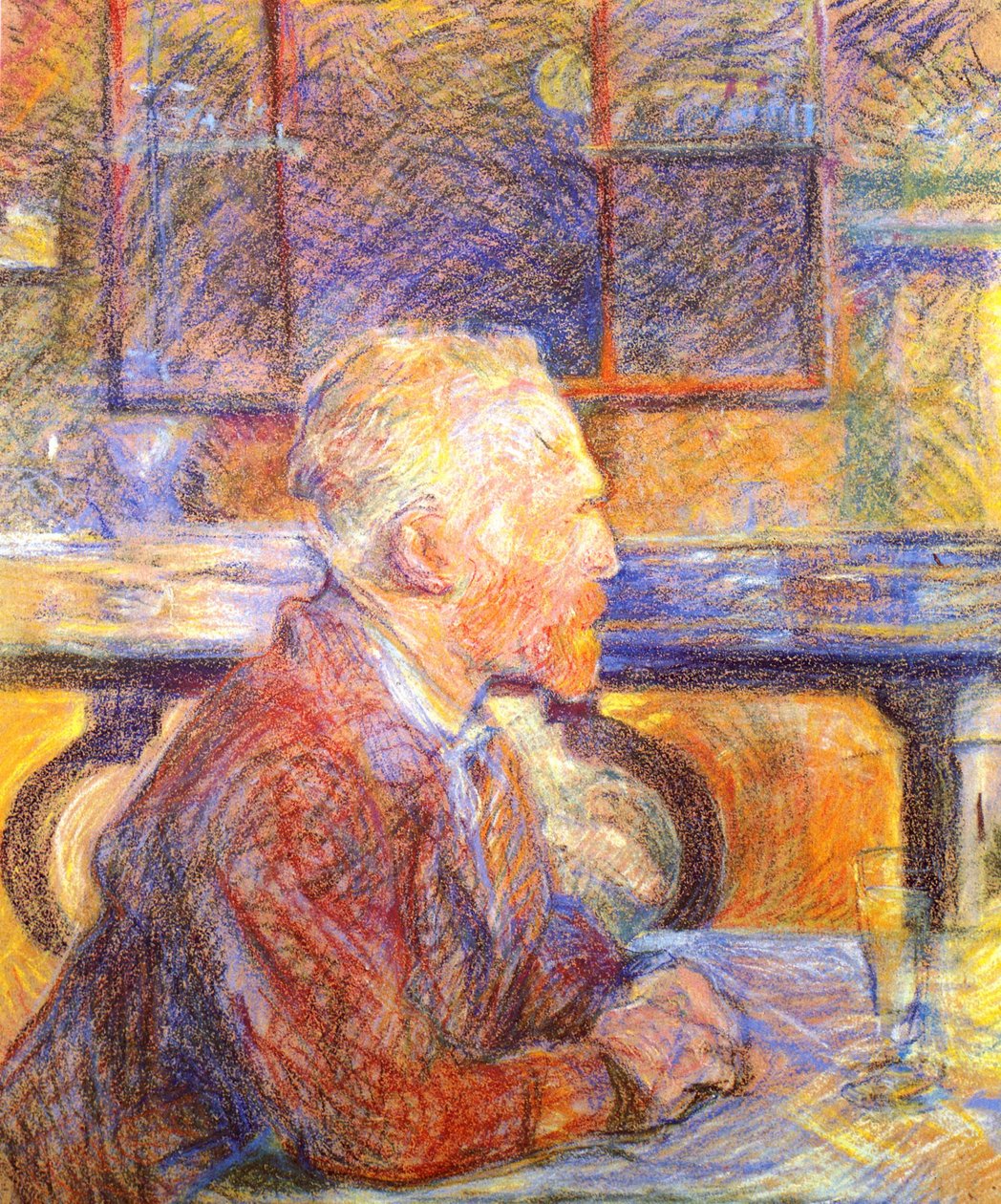 Porträt von Vincent van Gogh von Henri de Toulouse Lautrec