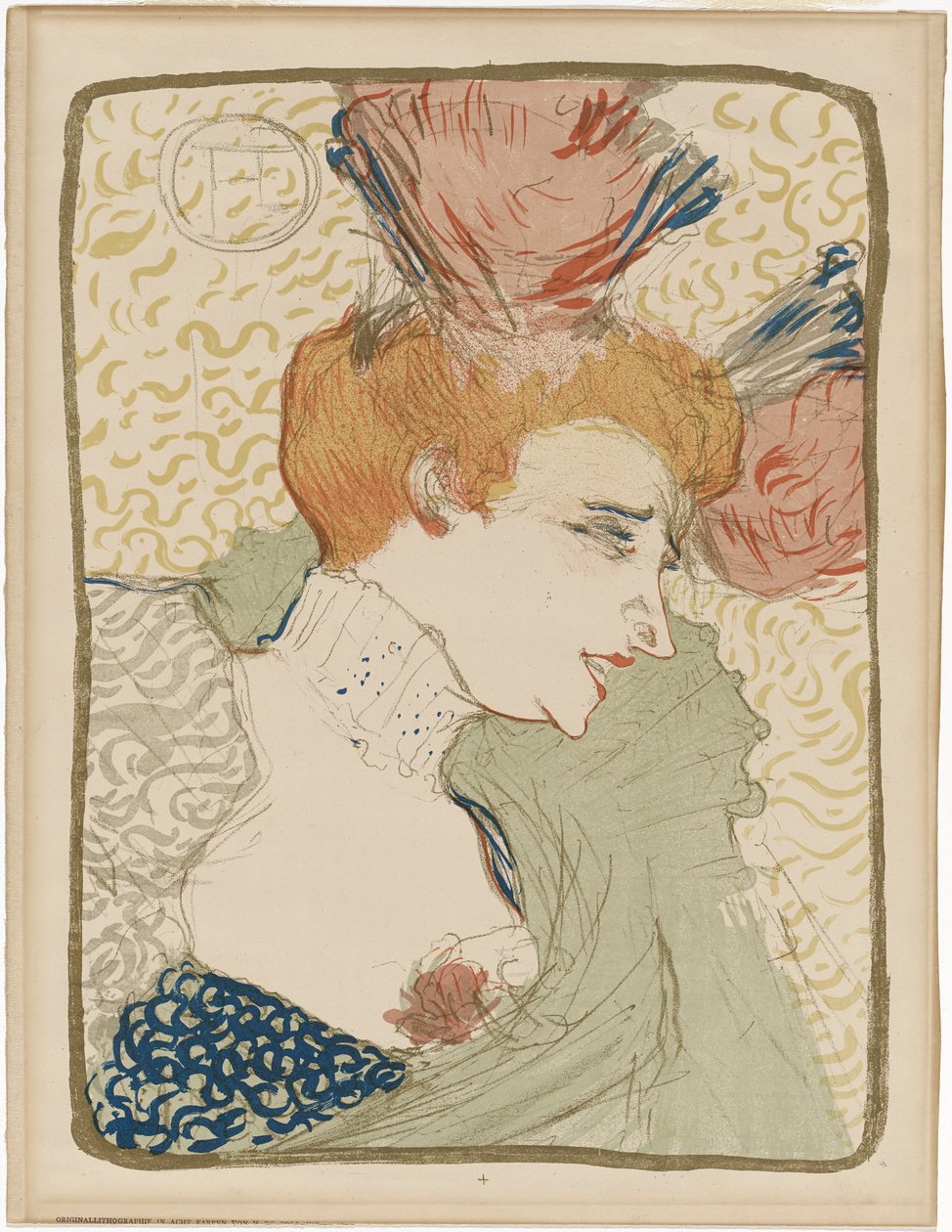 Porträtbüste von Mademoiselle Marcelle Lender von Henri de Toulouse Lautrec