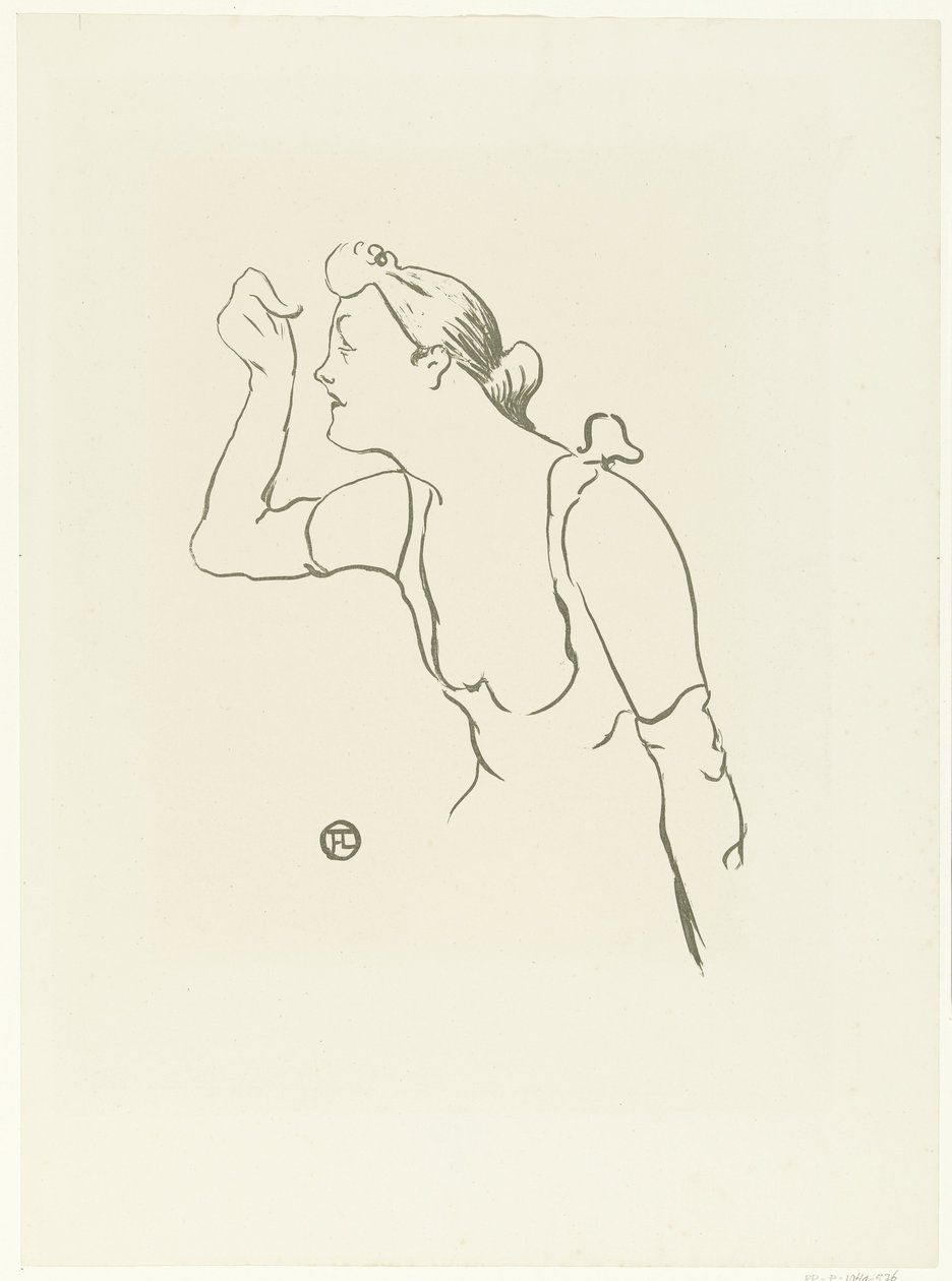 Porträt der Sängerin Paula Brebion von Henri de Toulouse Lautrec