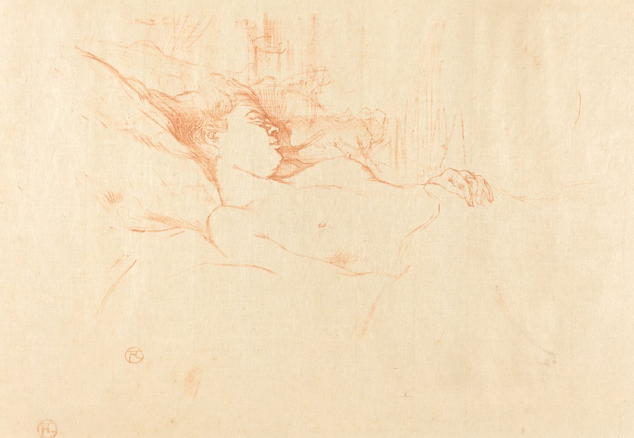 Schlaf Le sommeil, 1896 von Henri de Toulouse Lautrec