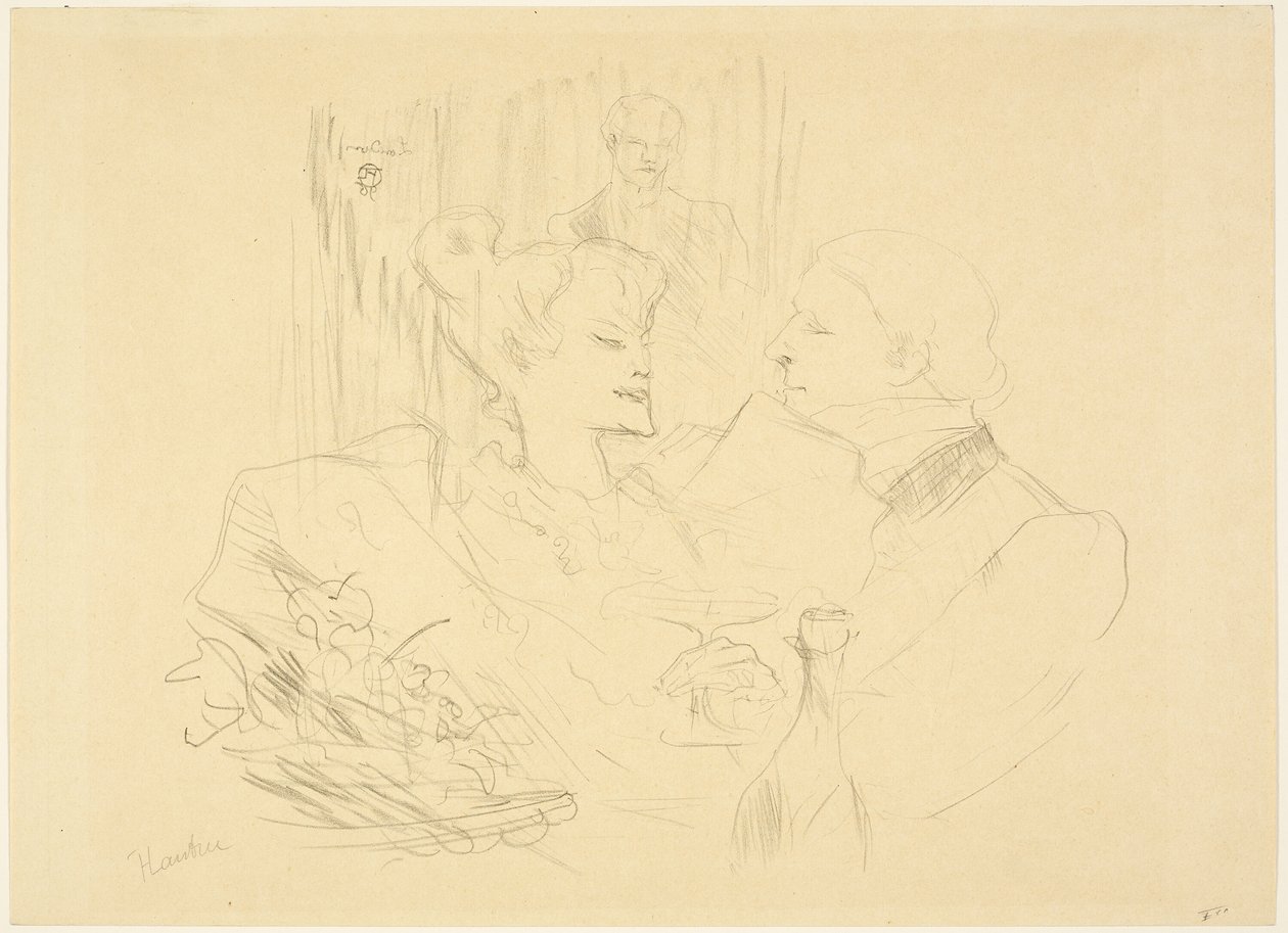Abendessen in London von Henri de Toulouse Lautrec