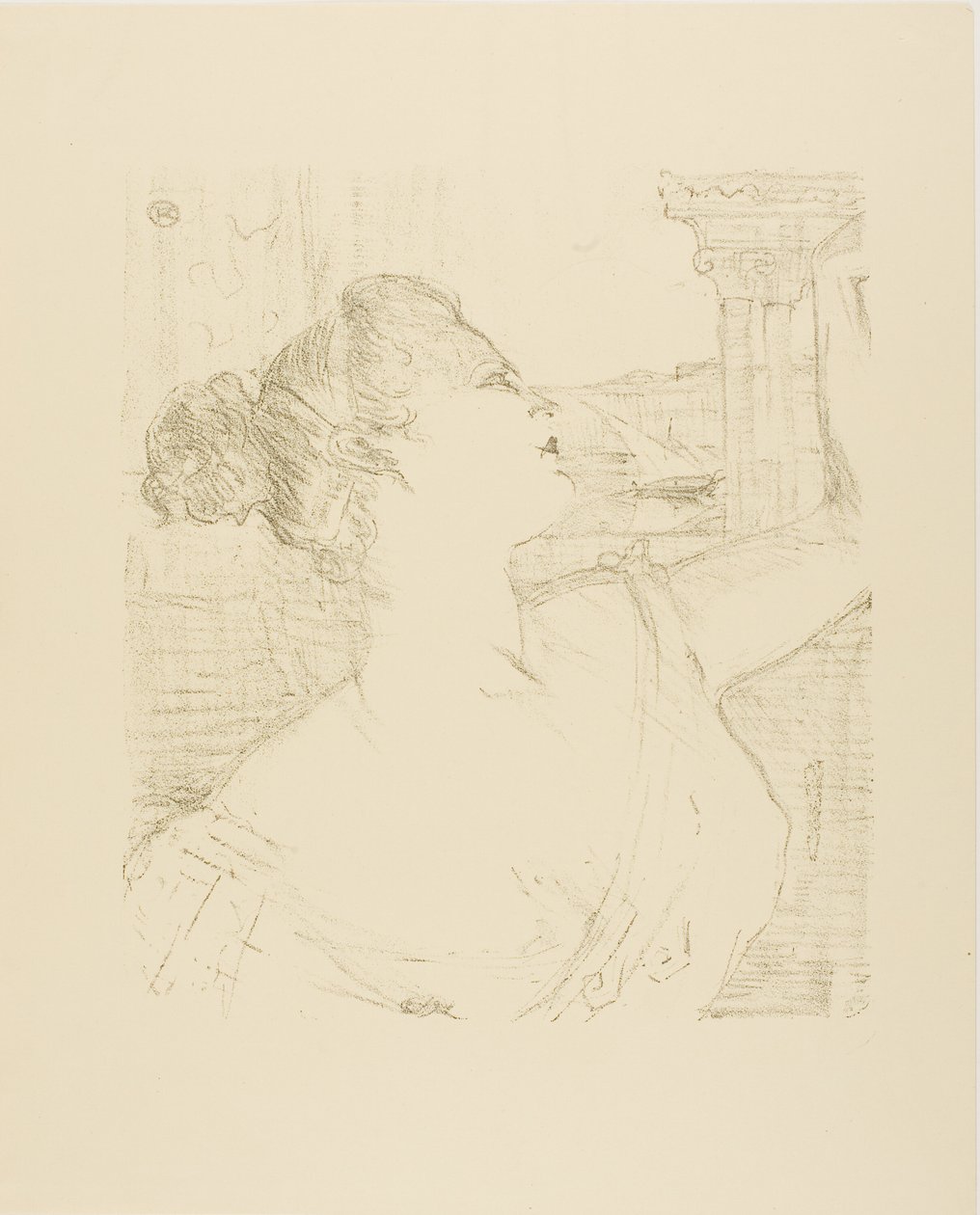 Sybil Sanderson, aus Treize Lithographies von Henri de Toulouse Lautrec