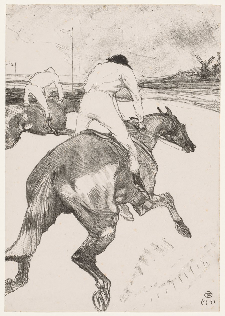 Der Jockey von Henri de Toulouse Lautrec