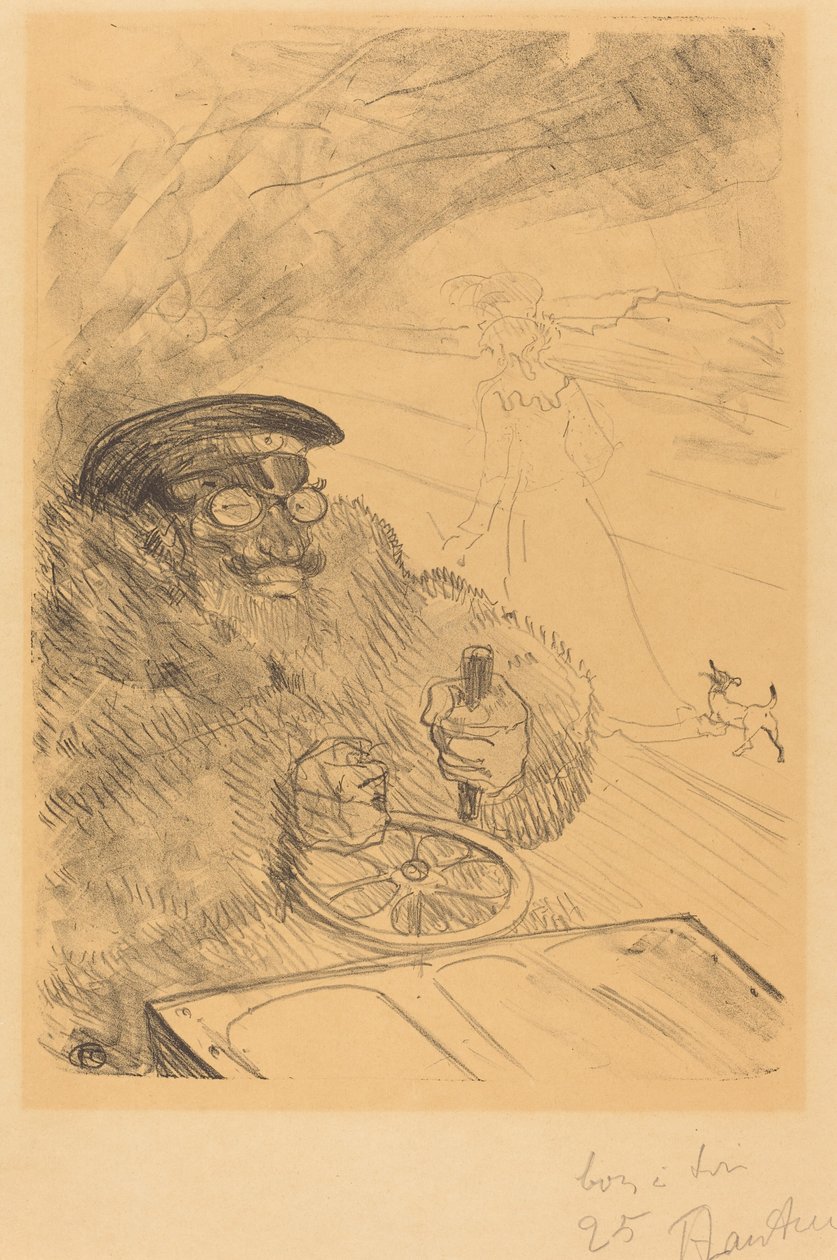 Der Autofahrer von Henri de Toulouse Lautrec