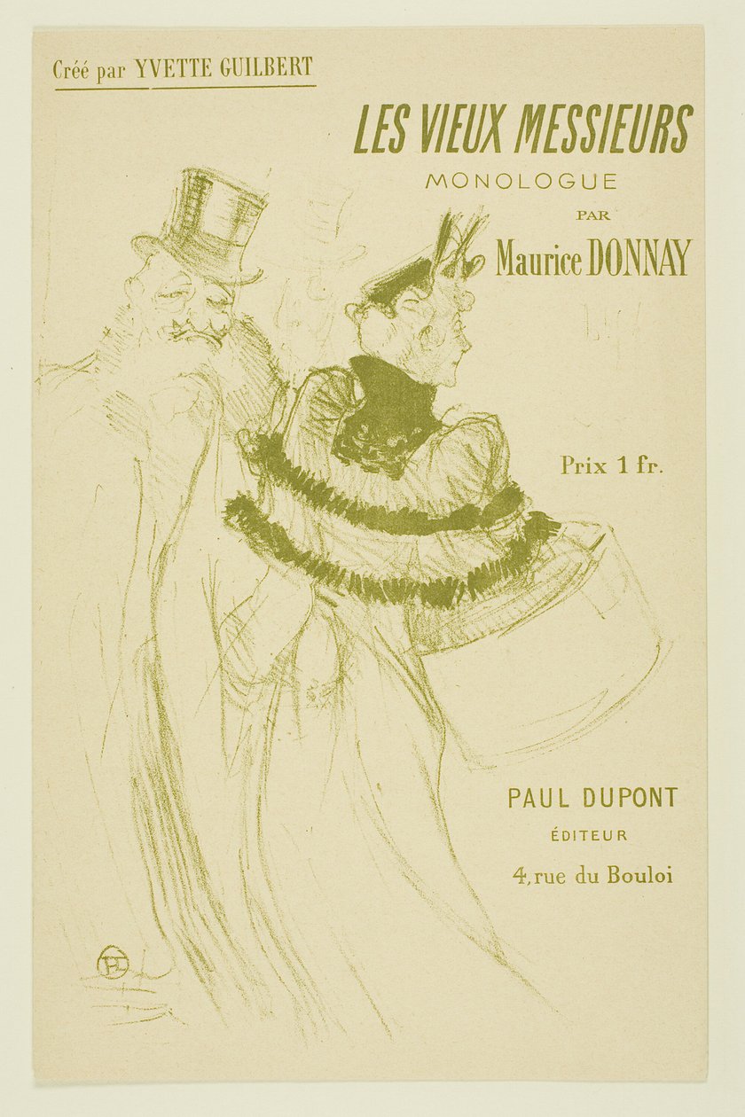 Die alten Herren von Henri de Toulouse Lautrec