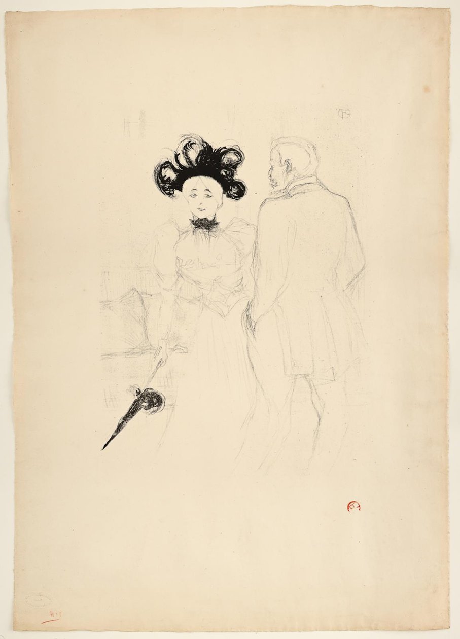 Yahne und Antoine, in Das schwierige Alter von Henri de Toulouse Lautrec