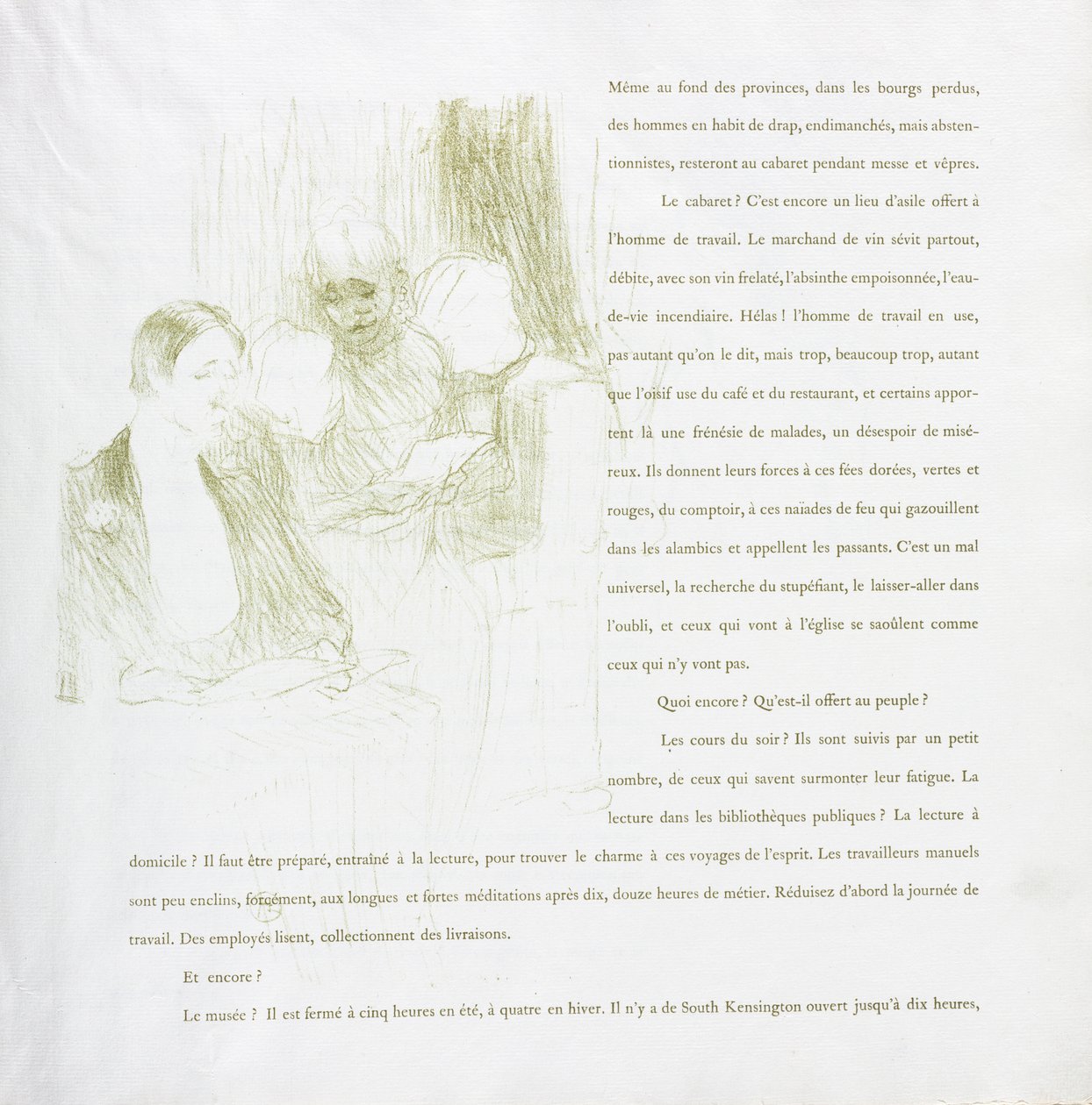 Yvette Guilbert - Französische Serie: Nr. 8 von Henri de Toulouse Lautrec