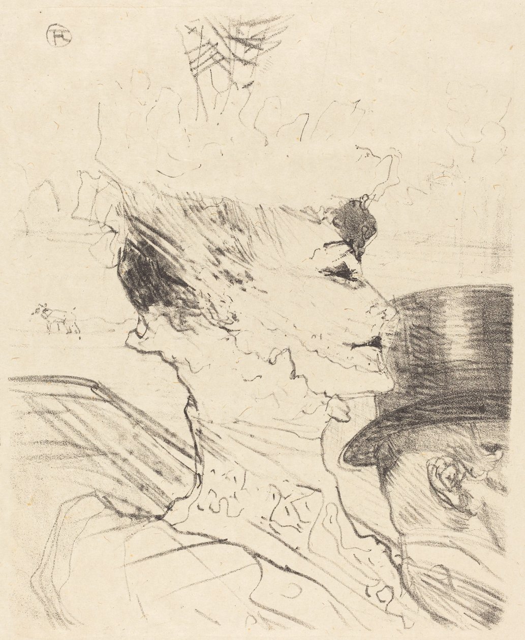 Yvette Guilbert? von Henri de Toulouse Lautrec