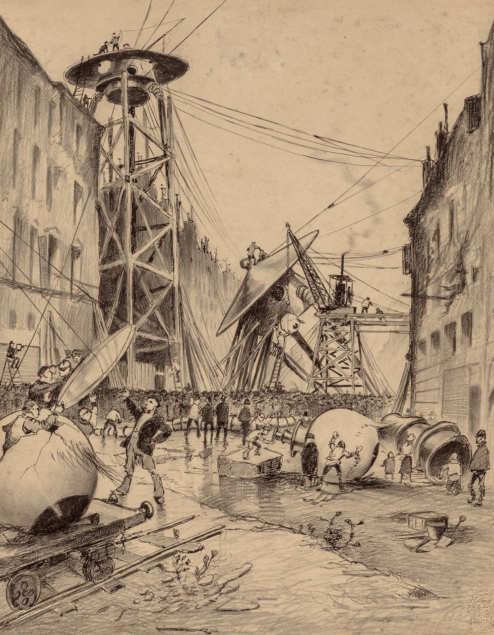 Menschen sezieren martianische Kriegsmaschinen von Henrique Alvim Correa