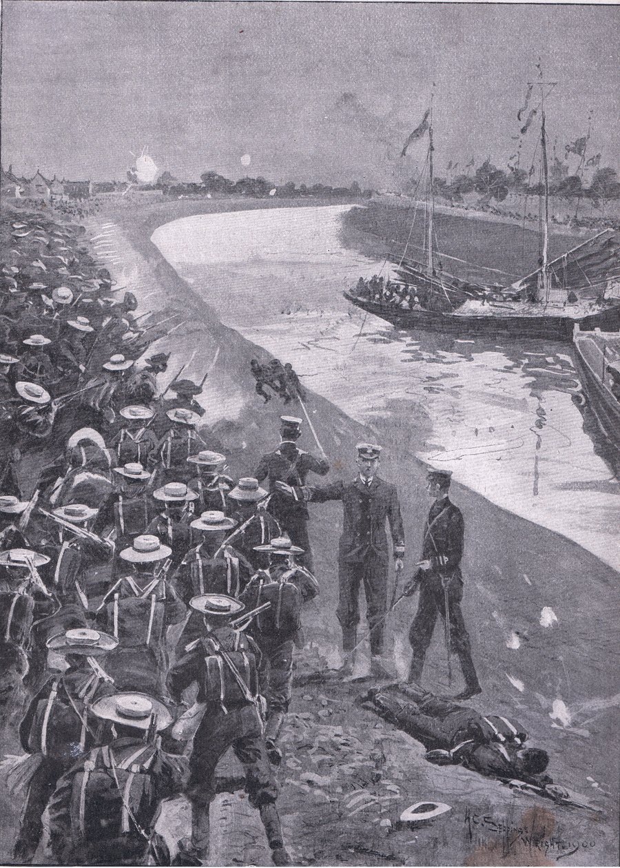 Admiral Seymours Rückzug auf Tientsin von Henry Charles Seppings Wright
