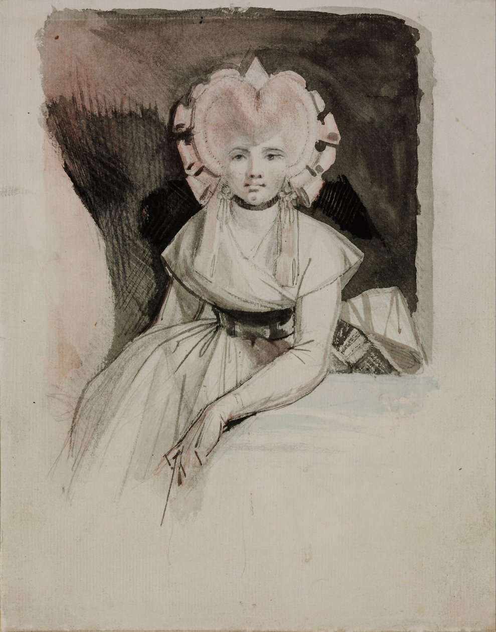 Porträt der Frau des Künstlers von Johann Heinrich Füssli