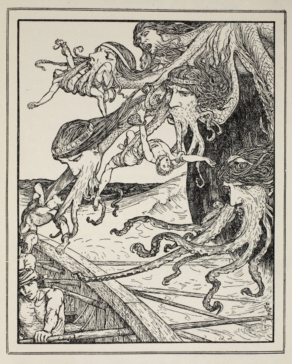 Das Abenteuer mit Scylla, aus 