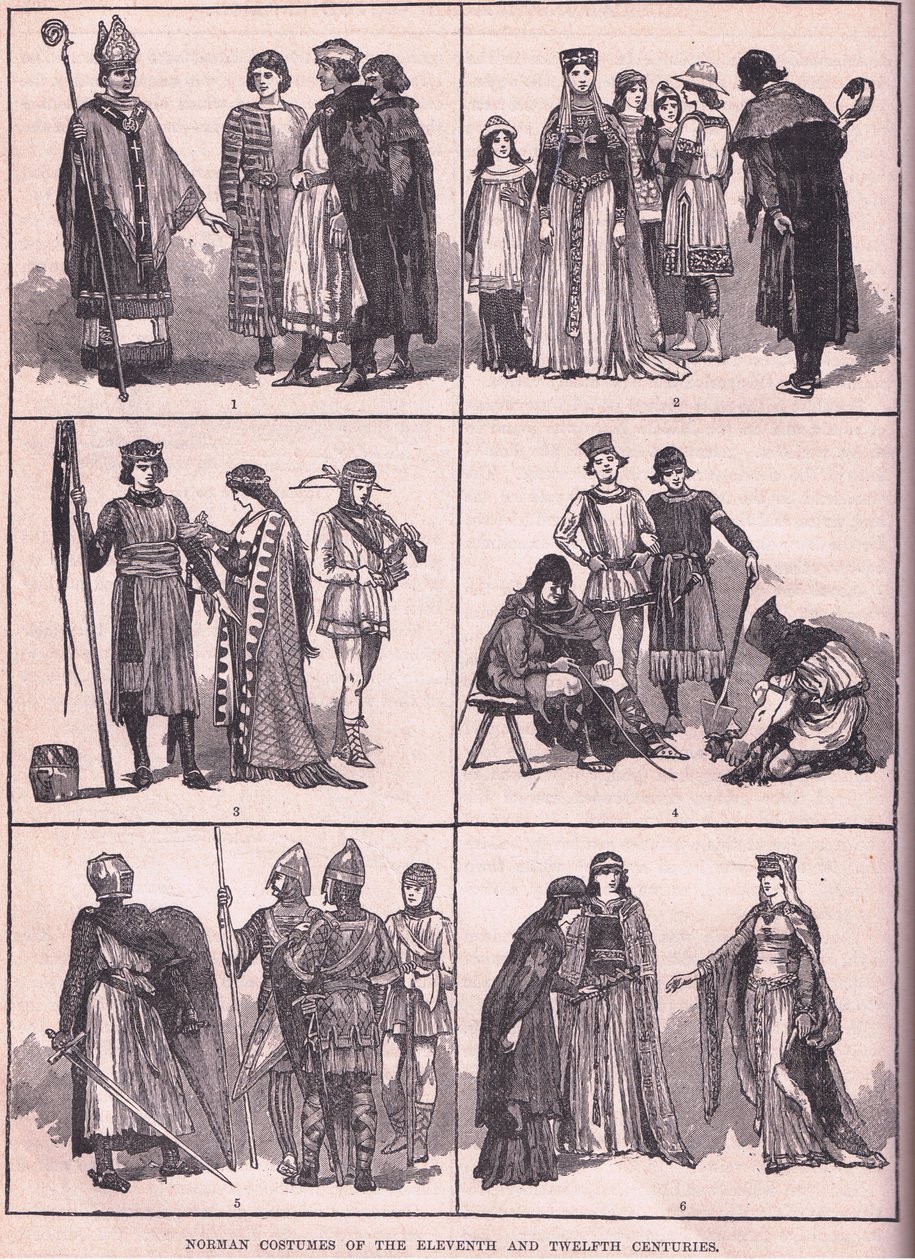 Normannische Kostüme des elften und zwölften Jahrhunderts von Henry Marriott Paget