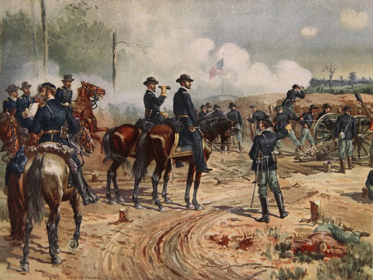 Die Belagerung von Atlanta, 28. Juli - 2. September 1864 von Henry Alexander Ogden