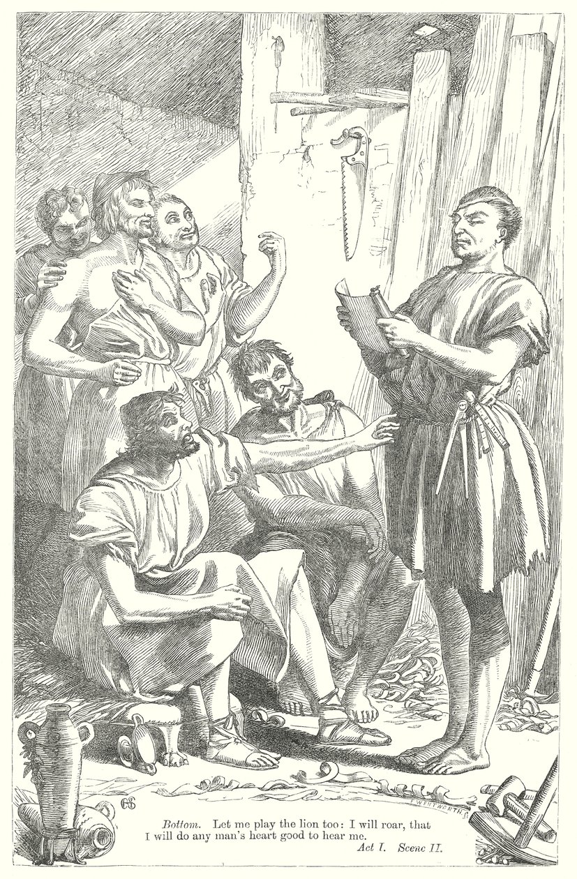 Ein Sommernachtstraum von Henry Courtney (after) Selous