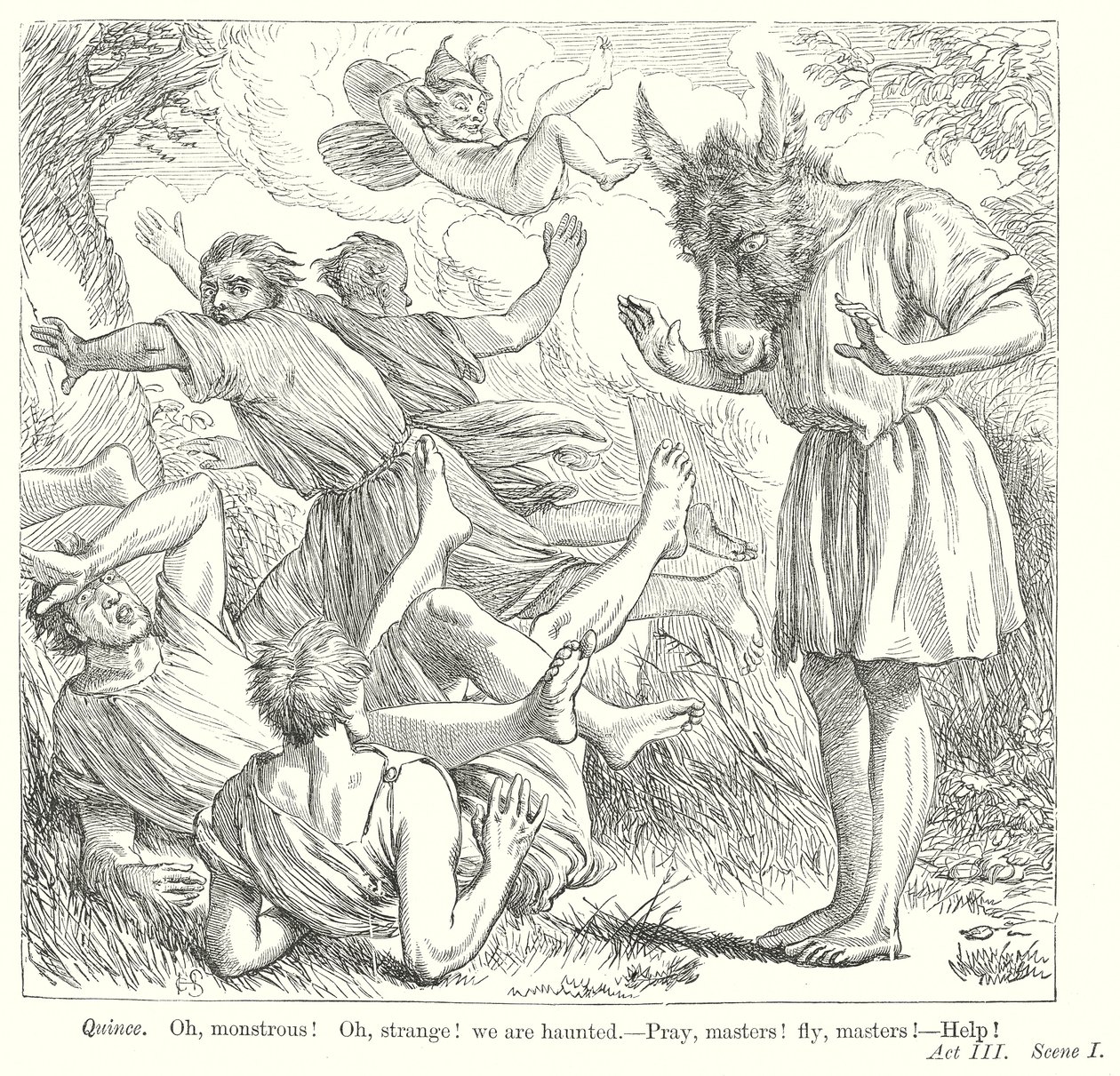 Ein Sommernachtstraum von Henry Courtney (after) Selous