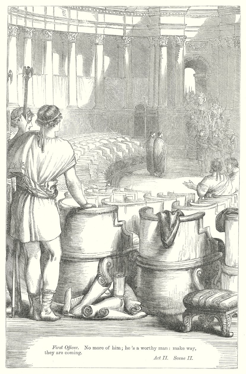 Coriolanus (Gravur) von Henry Courtney (after) Selous