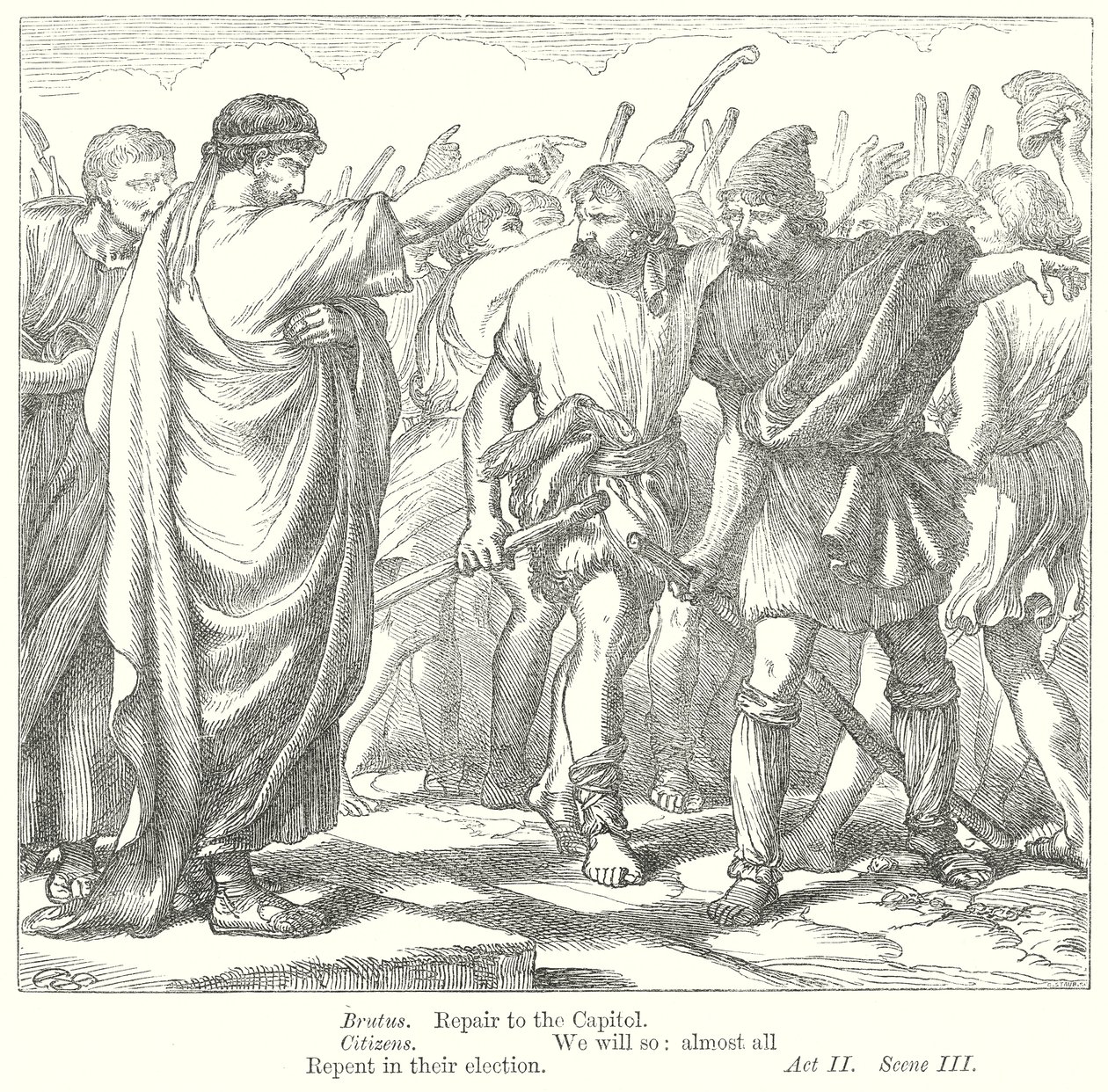 Coriolanus (Gravur) von Henry Courtney (after) Selous