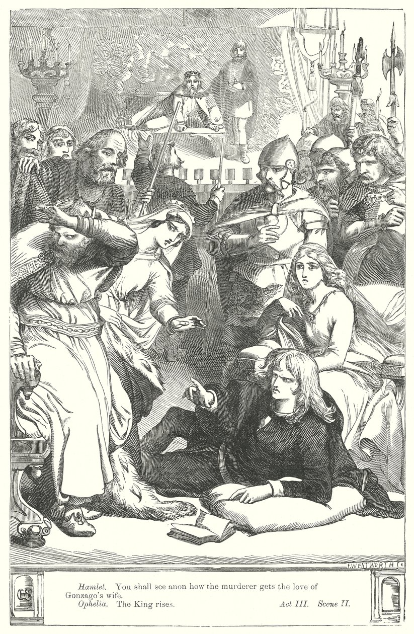 Hamlet von Henry Courtney (after) Selous