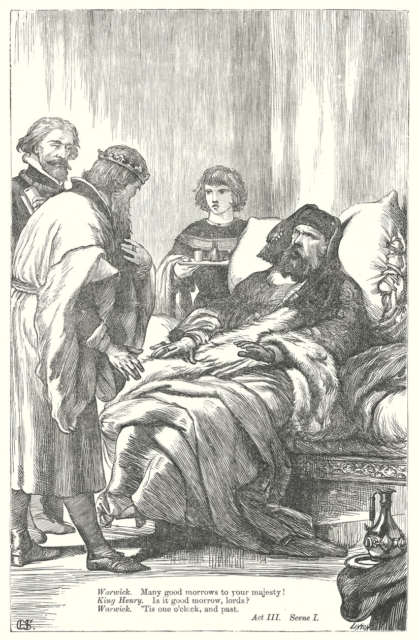 König Heinrich IV. Teil II (Gravur) von Henry Courtney (after) Selous