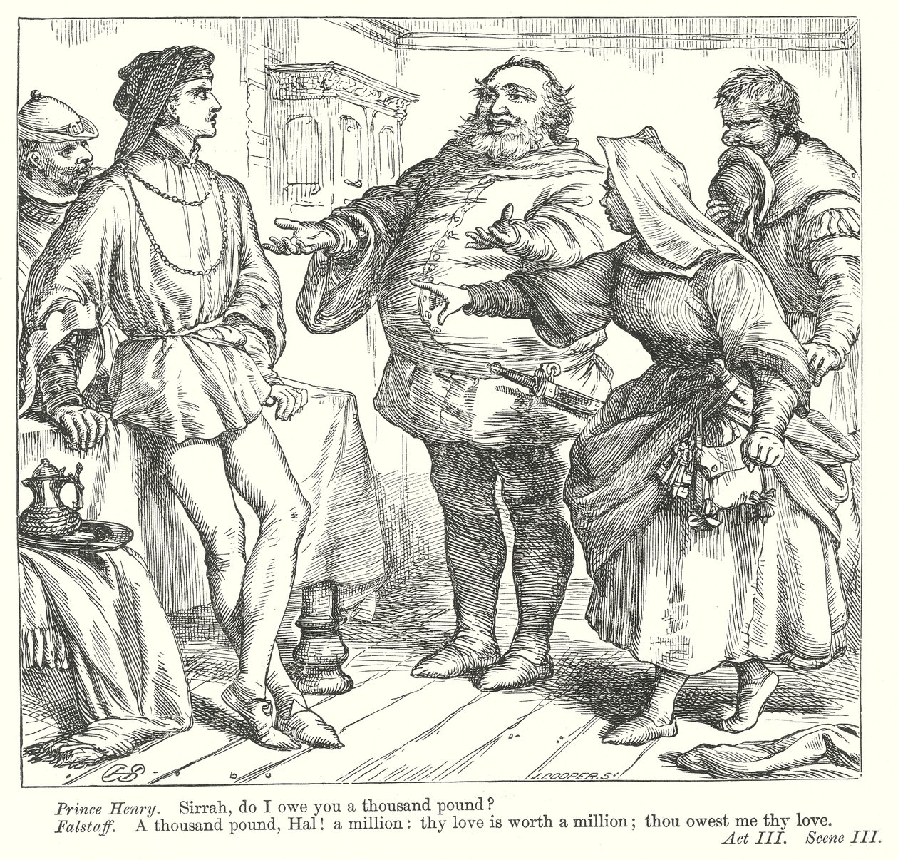 König Heinrich IV. Teil I von Henry Courtney (after) Selous