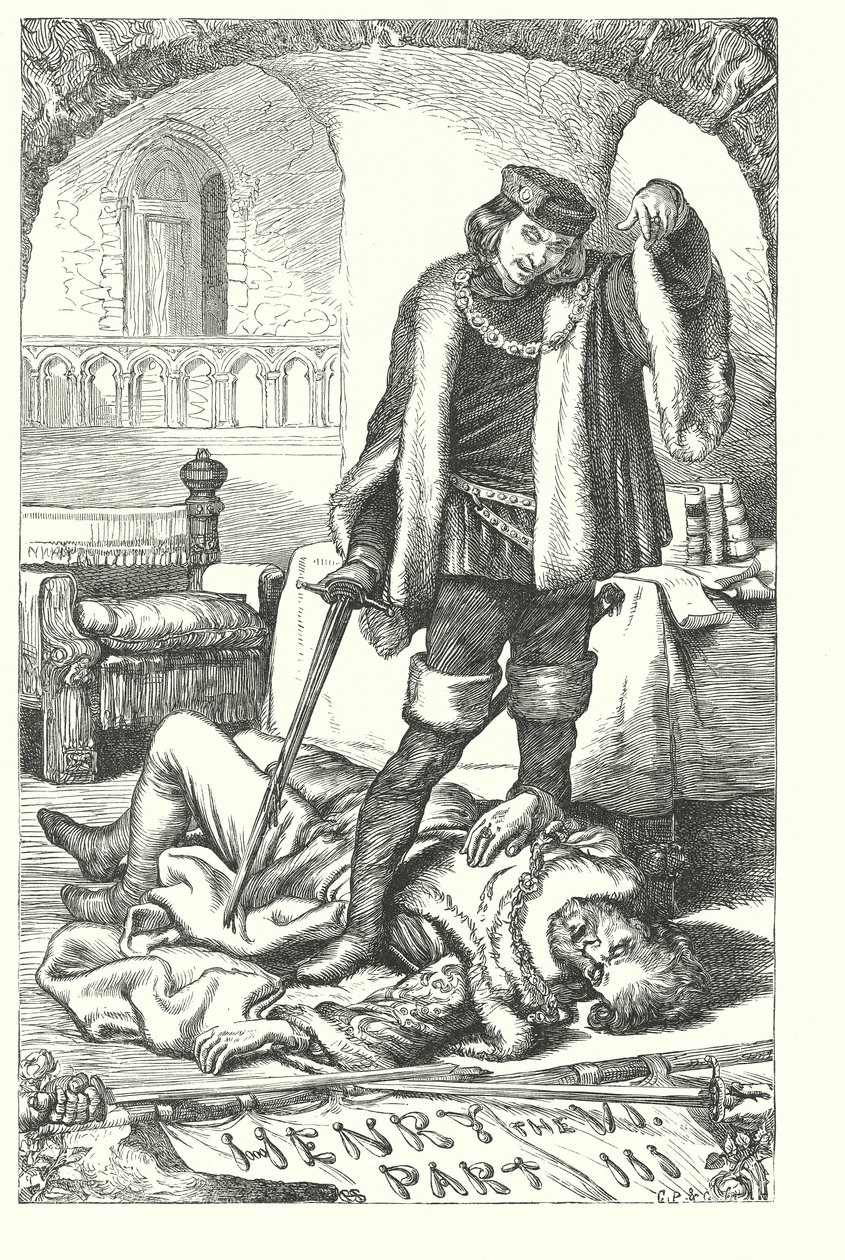König Heinrich VI. Teil III von Henry Courtney (after) Selous