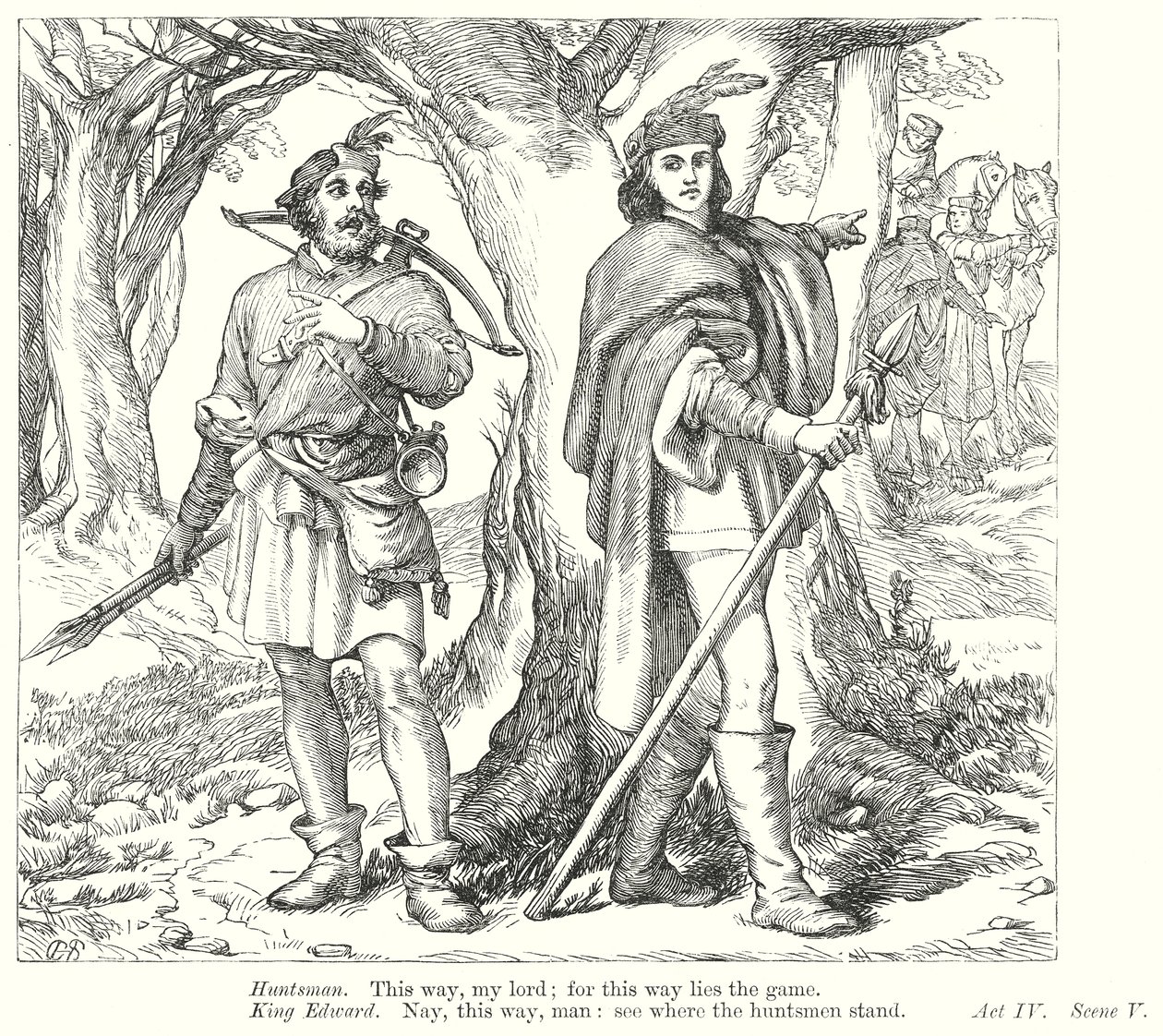 König Heinrich VI. Teil III von Henry Courtney (after) Selous