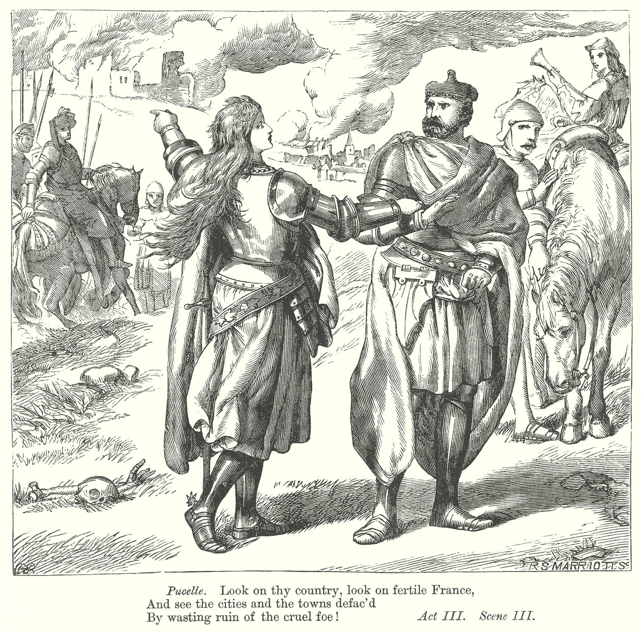 König Heinrich VI. Teil I von Henry Courtney (after) Selous