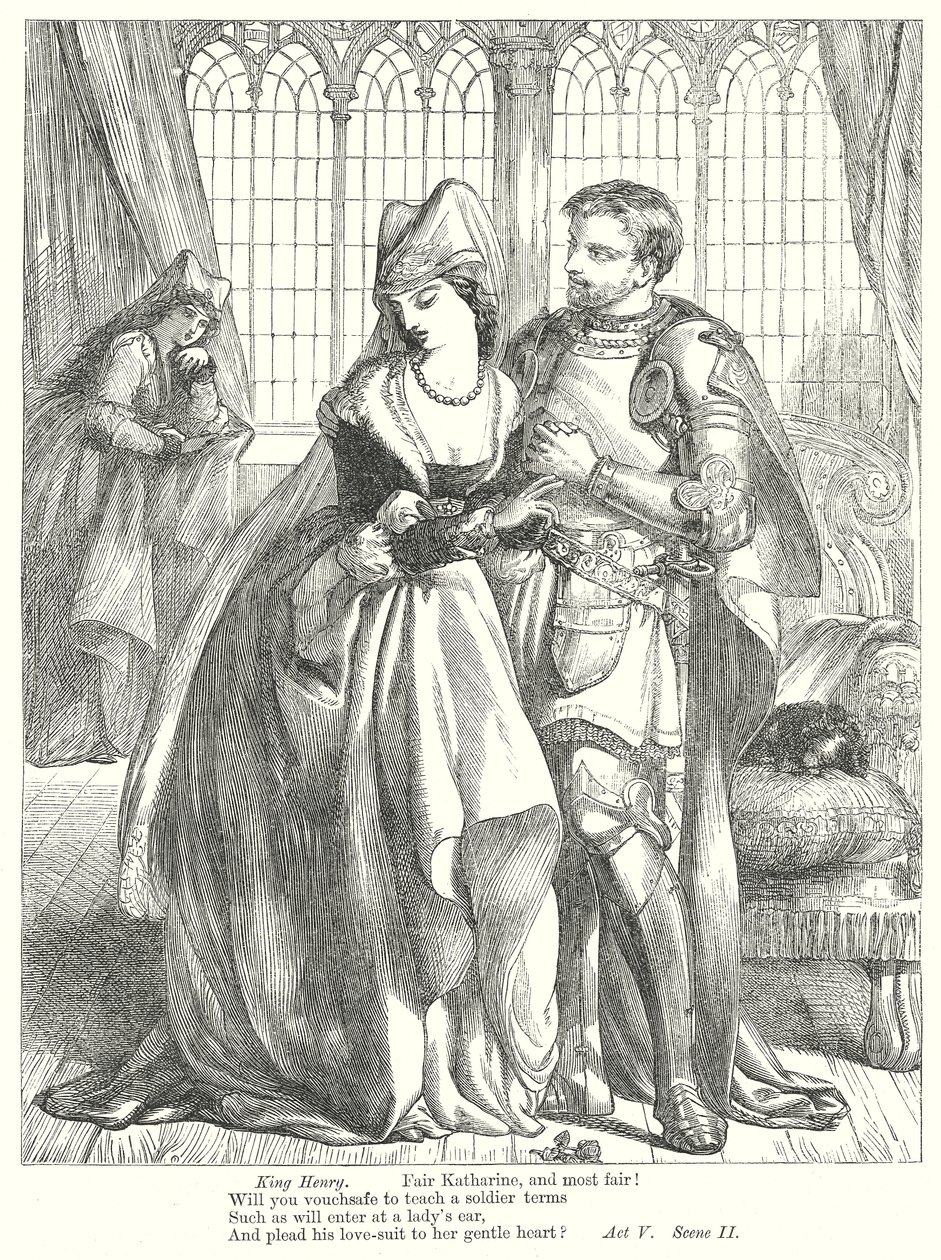 König Heinrich V (Gravur) von Henry Courtney (after) Selous