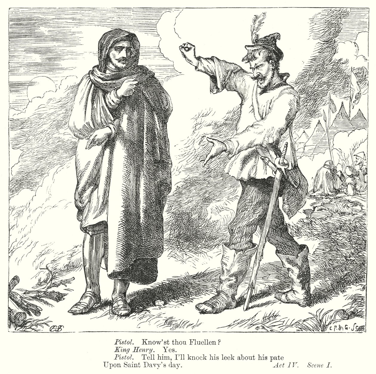 König Heinrich V. von Henry Courtney (after) Selous