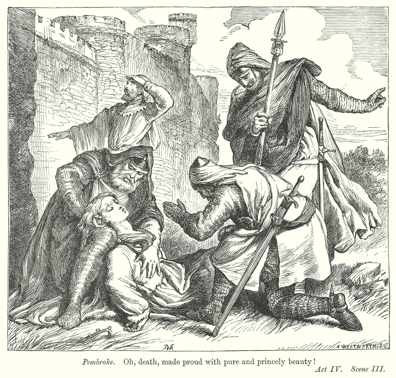 König Johann von Henry Courtney (after) Selous