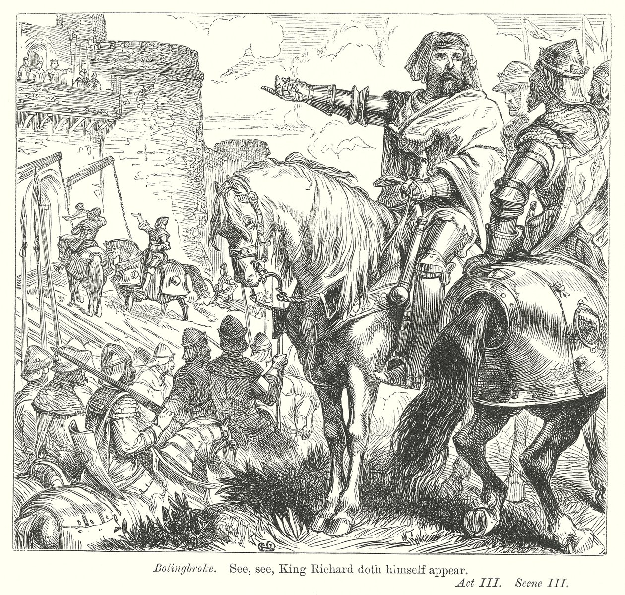 König Richard II. von Henry Courtney (after) Selous