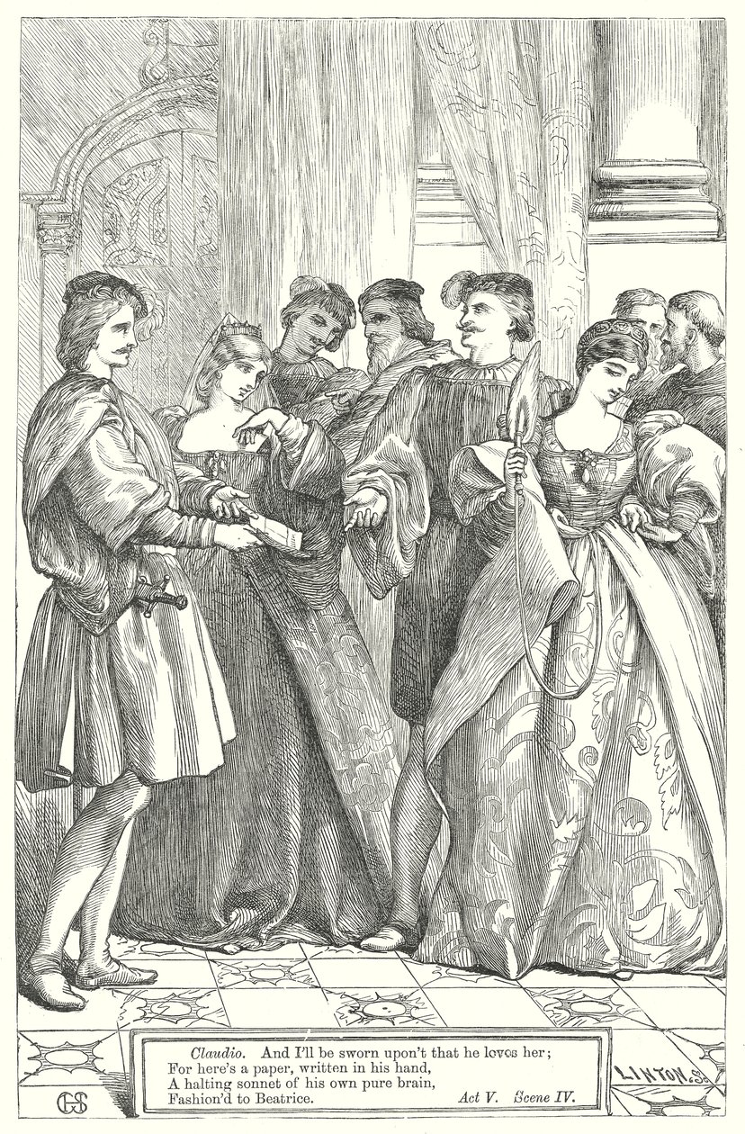 Viel Lärm um nichts von Henry Courtney (after) Selous