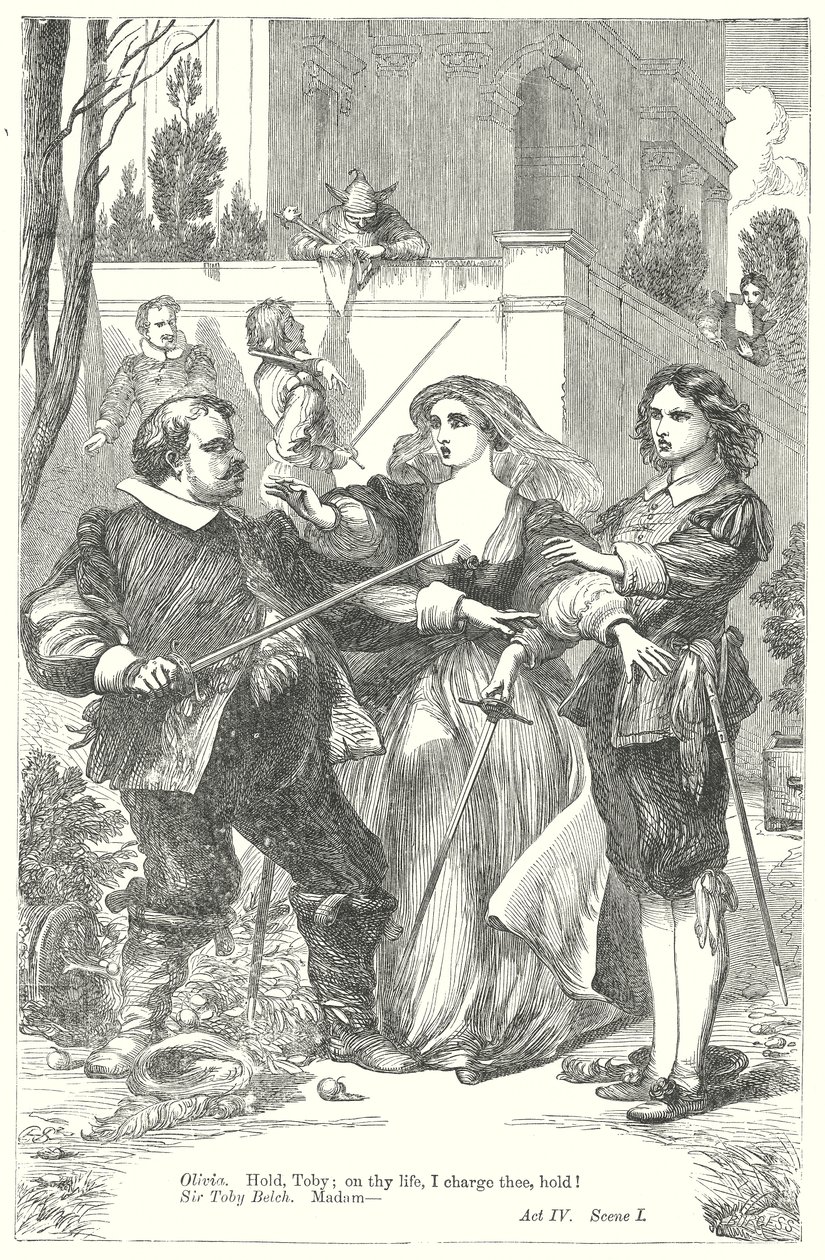 Was ihr wollt (Gravur) von Henry Courtney (after) Selous