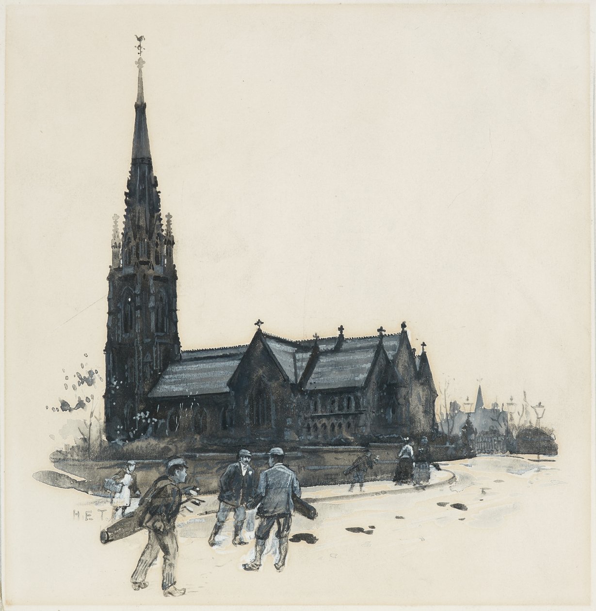 Broughton Park Kongregational Kapelle von Henry Edward Tidmarsh