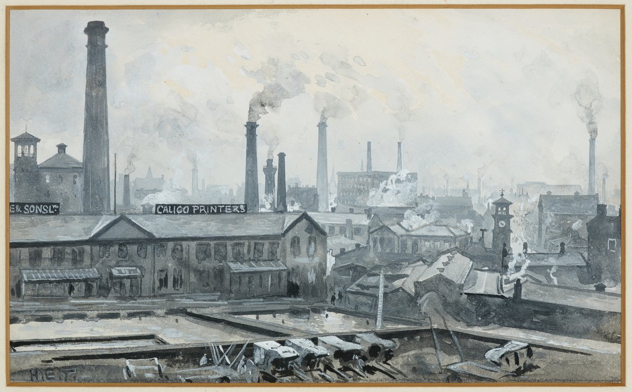 Blick vom London Road Bahnhof, Hoyle