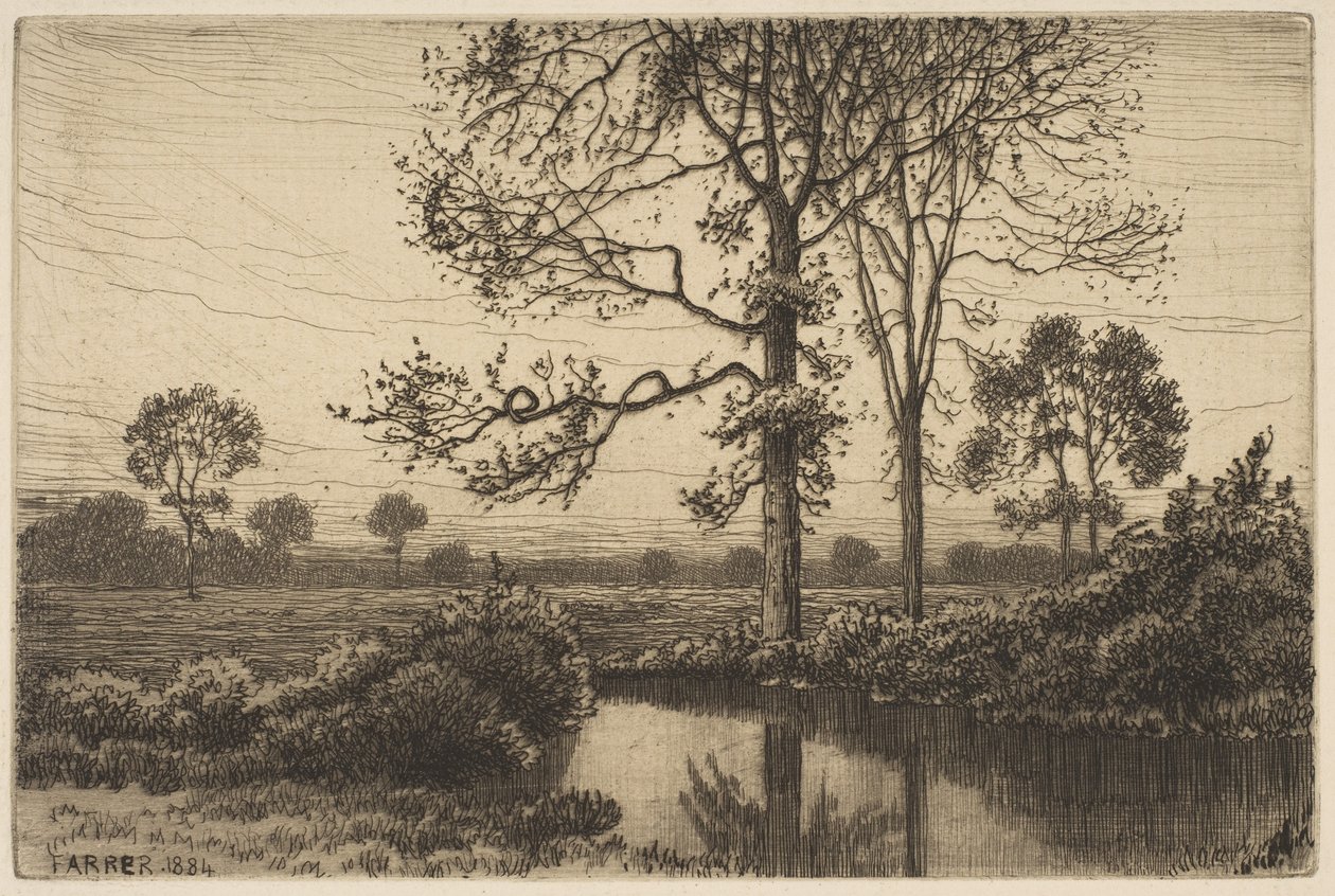 Herbstgrau und melancholisch von Henry Farrer