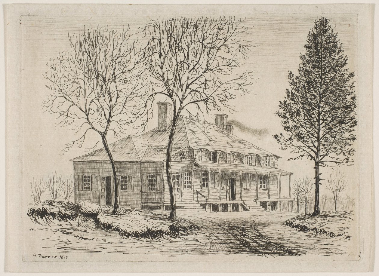Somerindyck-Haus aus Szenen des alten New York, 1870 von Henry Farrer