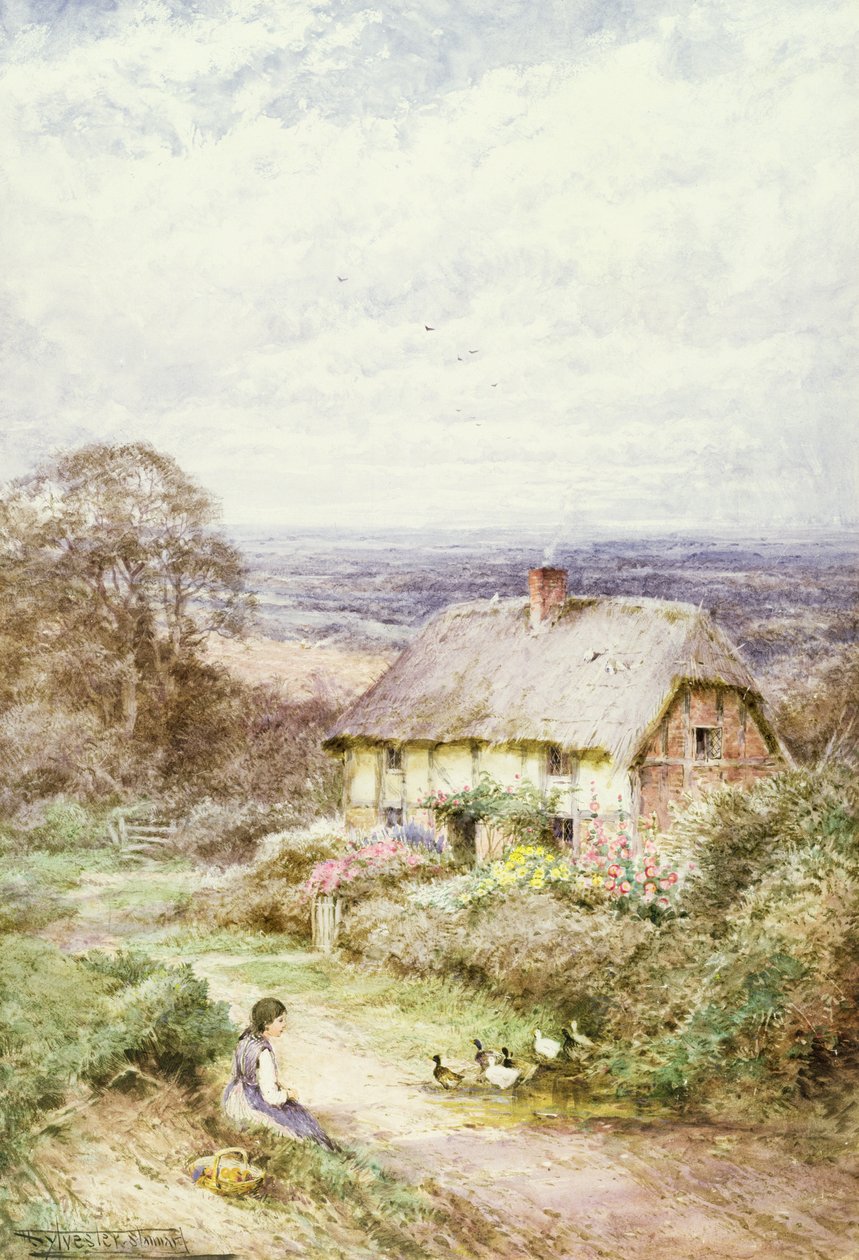 Das Strohdachhaus von Henry John Sylvester Stannard