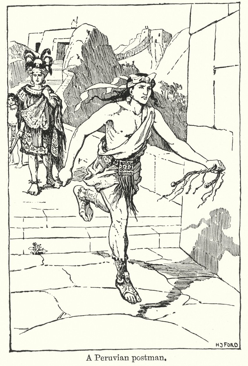 Ein peruanischer Postbote von Henry Justice Ford