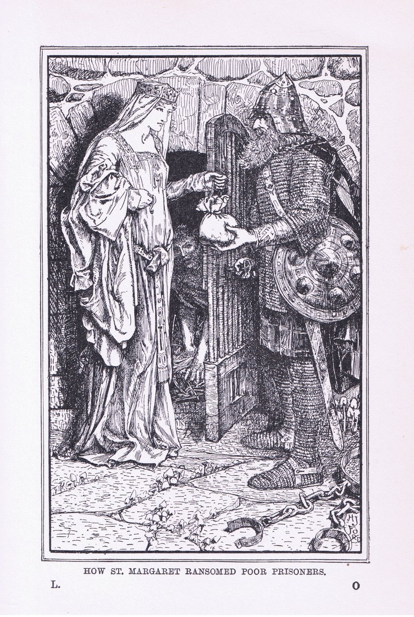 Wie St. Margarete arme Gefangene freikaufte, 1912 von Henry Justice Ford