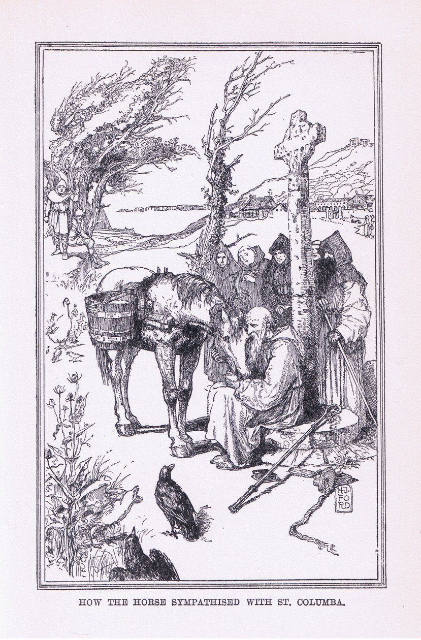 Wie das Pferd mit St. Kolumba mitfühlte, 1912 von Henry Justice Ford