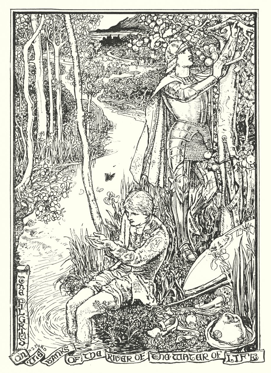 Illustration zu Pilgerreise von John Bunyan von Henry Justice Ford