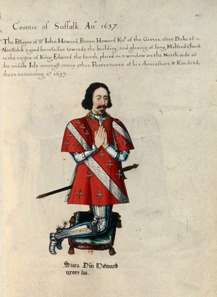 Sir John Howard, Baron Howard, Ritter des Hosenbandordens von Henry Lilly