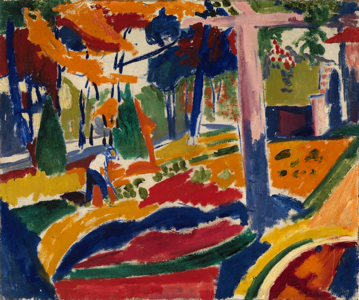 Garten, ca. 1915 von Henry Lyman Saÿen