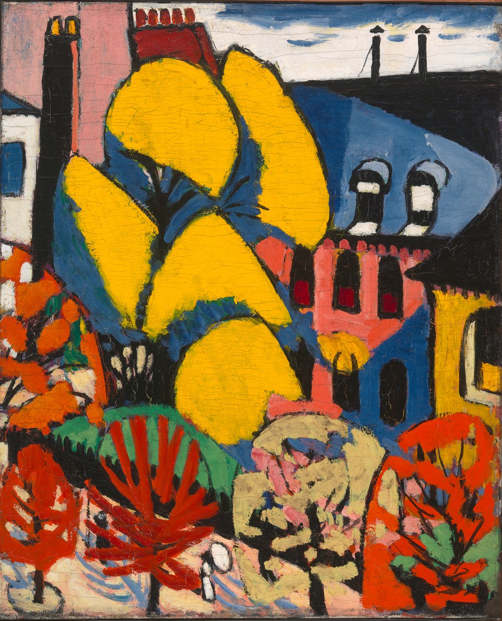Bäume, ca. 1912-14 von Henry Lyman Saÿen