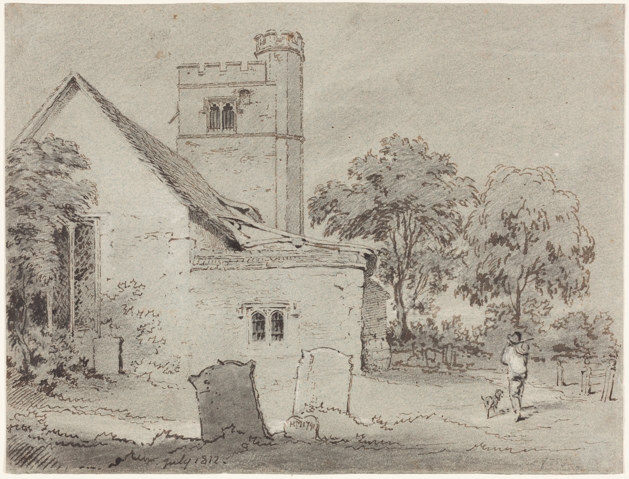 Aldenham Kirche, Hertfordshire von Henry Monro
