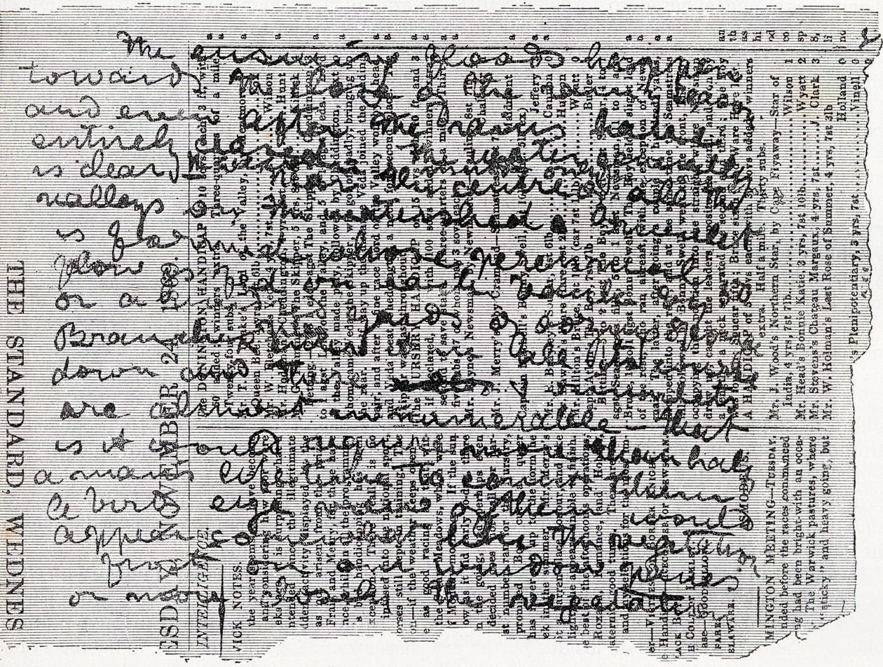 Fragment von Stanleys Tagebuch, Illustration aus 