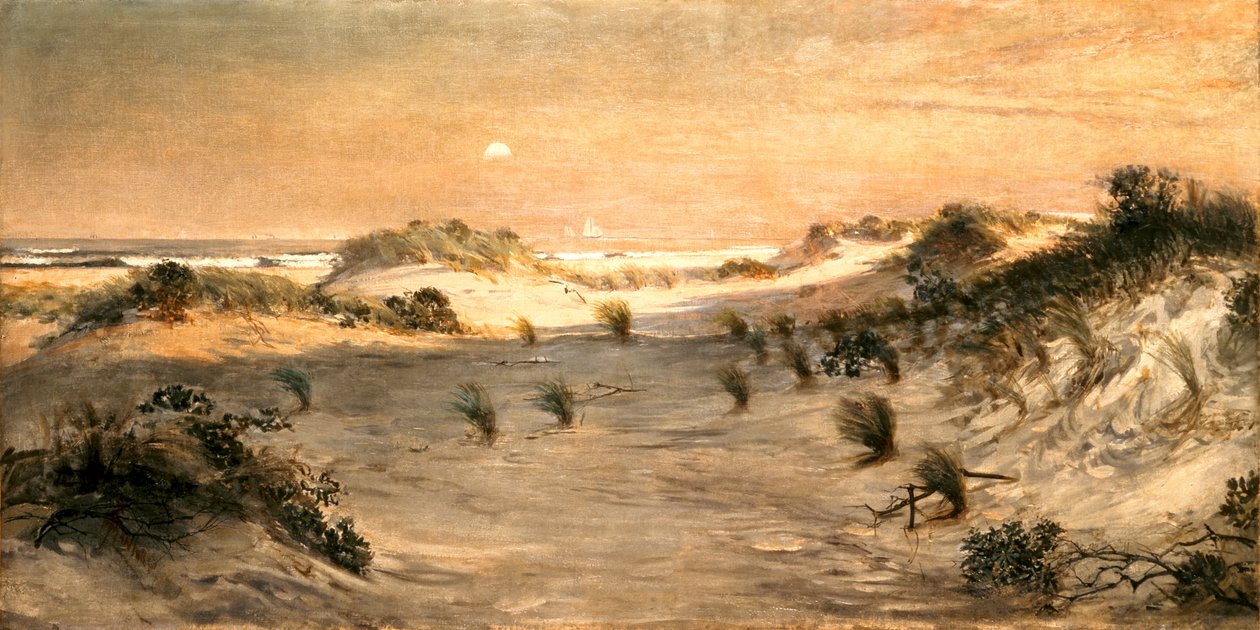 Sanddünen bei Sonnenuntergang, Atlantic City von Henry Ossawa Tanner