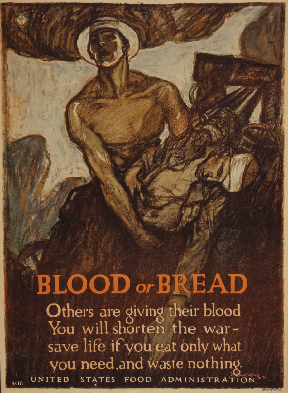 Blut oder Brot Andere geben ihr Blut - Du wirst den Krieg verkürzen - Leben retten, wenn du nur isst, was du brauchst, und nichts verschwendest von Henry Patrick Raleigh